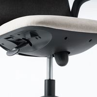 サンワサプライ オフィスチェア SNC-T161BG 1個 肘跳ね上げ式 座面/高反発モールドウレタン 背もたれランバーサポート ウレタンキャスター（直送品）