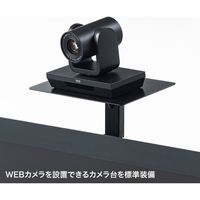 サンワサプライ 55~75型対応手動昇降液晶ディスプレイスタンド CR-PL45BK 1台（直送品）