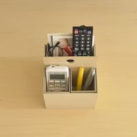 ナカバヤシ 紙製収納リトレイ ハンドルボックス クラフト RTY-HB01KR 1個