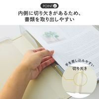 リヒトラブ Mutual ファイルケース ファイル コピー用紙400枚収納 A4 テラコッタオレンジ A2039-4 1冊（直送品）