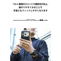 アップルウォッチバンド [49 46 45 44 42mm] シボ加工 ベルト AW-25ABDZEROBK エレコム 1個（直送品）