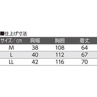 ケアファッション 麻混楊柳多機能ポケットベスト ブラック L W0182138022 1着（直送品）
