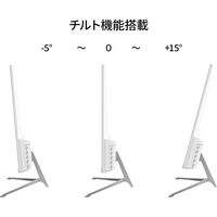 JAPANNEXT 23.8インチ 液晶ディスプレイ JN-I238F2-C6W 1台（直送品）