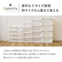 萩原 【3個セット】収納ボックス PS100 S(20L) 240653150 1セット(3個入)（直送品）