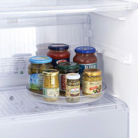 リバティーコーポレーション 冷蔵庫 収納 回転トレー クリアブルー LD-284 1個（直送品）