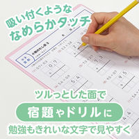 共栄プラスチック 軟質 下敷き 透明カラーのしっかりシタ字キ A4 さくらんぼ TCS-A4-CH 1セット(1枚×2)（直送品）