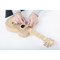 学研ステイフル かぞくでつくるダンボール 工作キット 音あそびギター N15005 1個（直送品）