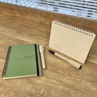 SHIROita シロイタ B6 方眼ノート ホワイトボード&ボードマーカー付き グリーン D09810 1セット(1冊×2)（直送品）