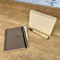 学研ステイフル SHIROita シロイタ B6 方眼ノート ホワイトボード&ボードマーカー付き グレー D09808 1セット(1冊×2)（直送品）