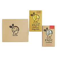 INIC coffee　ドリップドコーヒーパウダー 2種飲み比べ（スムースアロマ・ハニー）　ギフトカード　二重封筒／熨斗（御礼）（直送品）