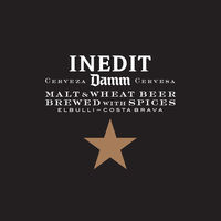 バルセロナNo1ブルワリーDAM社の「イネディット」プレミアムビール 1本　ギフトカード　スタンダード封筒／熨斗（御祝）（直送品）