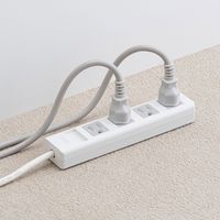 延長コード 電源タップ 5m 3P（ピン） 4個口 マグネット ホワイト TAP-SH3450MG3P サンワサプライ 1個