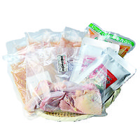 【手土産やお祝いの贈り物に】 青森シャモロック 地鶏鍋セット (4人前)　ギフトカード　桐箱　専用紙袋付き（直送品）