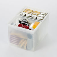 無印良品 ポリプロピレン 収納ボックス ワイド 大 幅50.5×奥行37×高さ31.5cm 3個 良品計画