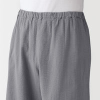 無印良品 メンズ 紳士 透かし サッカー織り 半袖パジャマ 紳士Ｍ グレー 良品計画