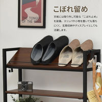 【軒先渡し】B.Bファニシング KAKERU キャスター付 スリム収納ラック 棚 幅790×奥行280×高さ985mm ホワイト 1台（直送品）