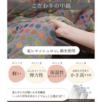 イケヒコ CFドット ブルー 200×200cm 1330020040702 1個（直送品）