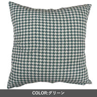 イケヒコ フローレットクッションカバー ネイビー 45×45cm 1330920194506 1個（直送品）