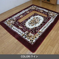 イケヒコ H・エメル ブラウン 200×300cm 中抜きサイズ:90×150cm 1340220062313 1個（直送品）