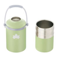 真空「温・冷」ペットボトルシリンダー グリーン 81287641 LOGOS/ロゴス