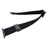 エアージェイ Apple Watchバンド(伸縮ナイロン) AWB-5 BK 1本（直送品）
