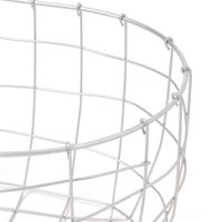 ワイヤーオーバルバスケット シルバー studio CLIP