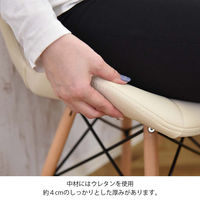 タマリビング マンタ ダイニングチェア レッド 1脚（直送品）