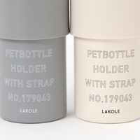 保温保冷 ロープハンドルペットボトルホルダー アイボリー LAKOLE/ラコレ