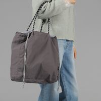 ロープハンドル保冷バッグ グレー LAKOLE/ラコレ