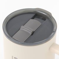 保温保冷 ステンレスBIGセラミックマグ 580ml アイボリー LAKOLE/ラコレ
