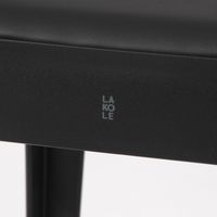スタッキングチェア(L)2 ブラック LAKOLE/ラコレ