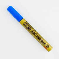 ビッグマン 高耐久ペイントマーカー 青 TSB-007 1本（直送品）