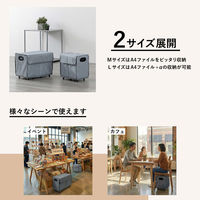 アスカ 荷物収納ワゴン L キャスター付き NWG02 1個（直送品）