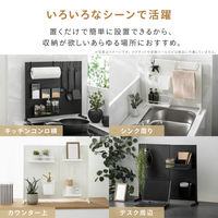 武田コーポレーション 伸縮可能なキッチンパネル縦型 LN-H6-KPTBK 1箱(4個入)（直送品）