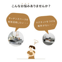 武田コーポレーション 伸縮可能なキッチンパネル縦型 LN-H6-KPTWH 1箱(4個入)（直送品）