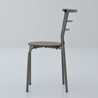 YAMAZEN ダイニング 3点セット テーブル&チェア 収納棚付き 省スペース コンパクト BDS-3(DOK/GG) 1セット（直送品）