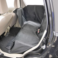 BONFORM シートカバー ファインペット 1540×1100mm ブラック 軽後席用 4125-01BK 1個（直送品）