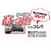 BONFORM クッション 底上げクッション 440×440×90mm ブラック 5231-12BK 1個（直送品）