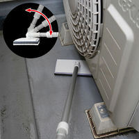 アズマ工業 ベランダ床ブラシ スペア付きセット 可動式 玄関 ベランダ 482643 1個（直送品）