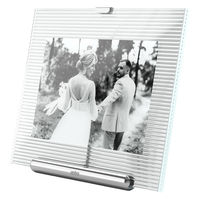 アントレックス Umbra フルート フォトフレーム ガラス スチール 16×20cm シルバー 482868 1個（直送品）