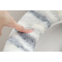 オカトー 便座シート メリージェラート 貼るだけ便座シート グレー 483292 1個（直送品）