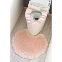 オカトー 便座シート メリージェラート 貼るだけ便座シート シェルピンク 483290 1個（直送品）
