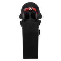 ルークラン ドアストッパー アプリクス アニマルストッパー かわいい 動物 クロ 494315 1個（直送品）