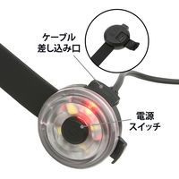 ルークラン ライト 散歩 犬 ループセイフ ウルトラLED ブラック 495833 1個（直送品）