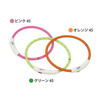 ルークラン ライト 散歩 犬 ループセイフ LEDリング 45 ピンク 495846 1個（直送品）