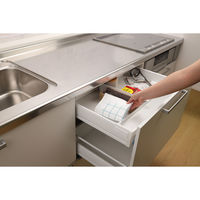 サンベルム 水切りマット 食器乾燥マット 33×50cm 速乾 ライトブルー 499070 1個（直送品）