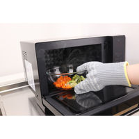 サンベルム 鍋つかみ 3本指ミトン 耐熱 滑り止め付 アウトドア グレー 499071 1個（直送品）