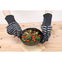 サンベルム 鍋つかみ 3本指ミトン 耐熱 滑り止め付 アウトドア ダークグレー 499072 1個（直送品）