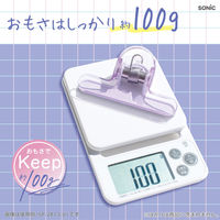 ソニック クリップ 大きめ 重さでページをキープ オモクリップ 重り ブックストッパー モカベージュ 531666 1個（直送品）