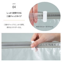 アストロ 衣類用一体型圧縮ボックス 専用圧縮袋 3枚組 623-51 1セット(3枚)（直送品）